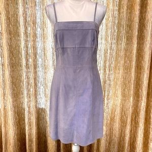 NWT Intermix Lavender Suede Mini Dress